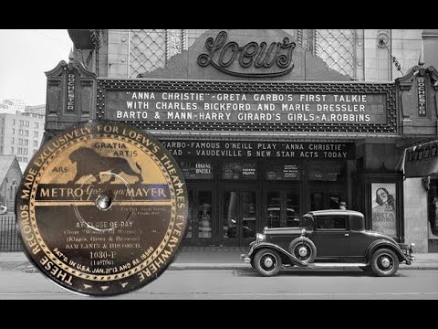 Rare 1929 MGM Loews Theater 78rpm Record ~ Sam Lanin - "At Close Of Day" Irving Kaufman