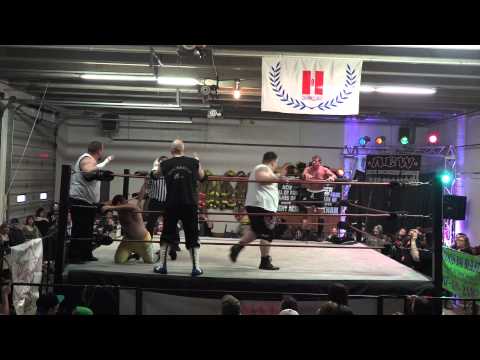 ACW 12/5/2015- Jimmy Lyon, Stefon, & Rockin' Rebel vs The MOB & Judas Gray!