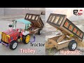 How To Make Hydraulic Tractor Trolley With Cardboard Tractor Trolley Banane Ki Tarika Tractor