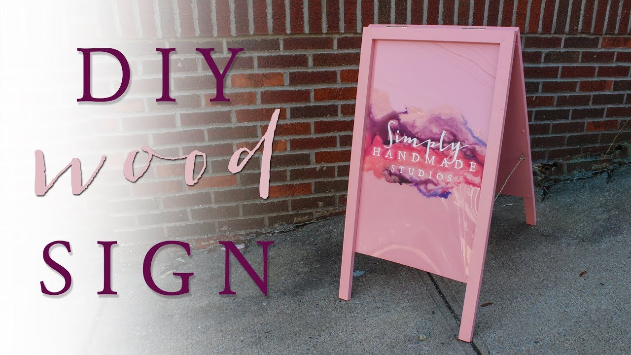DIY A Frame Sign