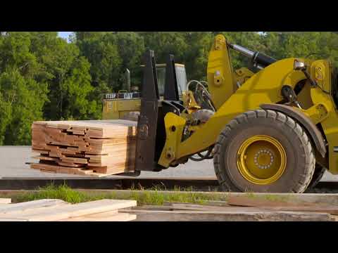 Cat® Log & Lumber Forks at Work