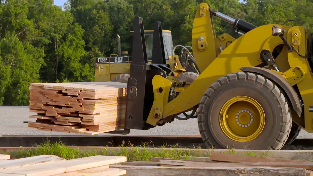 Cat® Log & Lumber Forks at Work