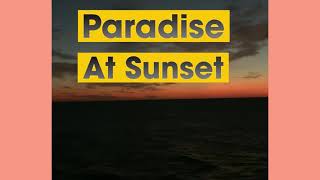 Soothing! Where the Sky Meets the Sea at Sunset #sunset #cruise #paradise #soothing #soothingsounds