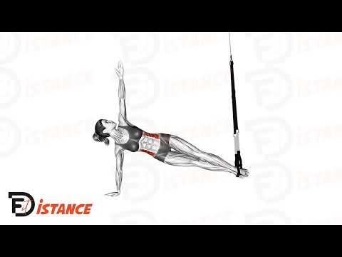 Exercice Planche latérale avec TRX