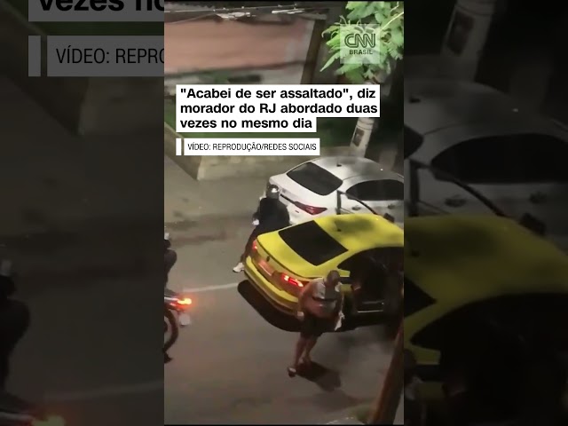 #shorts – “Acabei de ser assaltado”, diz morador do RJ abordado duas vezes no mesmo dia