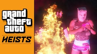 WE ARE ON FIRE! - GTA Heists: Humane Labs Raid Part 1