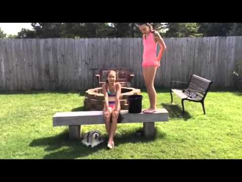 Ice water challenge - with dog