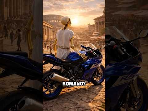 ¿Qué pasaría si una moto deportiva apareciera en el Imperio Romano? 🤔⚔️🏍️