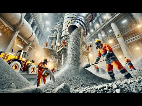 HOW CEMENT IS MADE 🏗️ | MANUFACTURING PROCESS 🏭