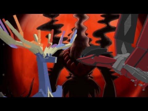 MCPE XERNEAS VS YVELTAL  1vs1 battle pokemon xy battle hindi #pokemon #official cobra cartoon