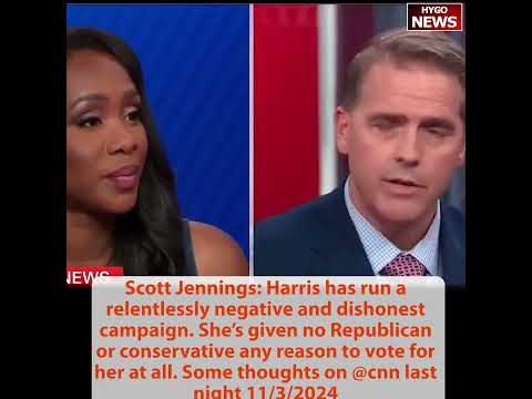 Jennings: Harris relentlessly negative & dishonest campaign, no reason Repub to vote for her at all