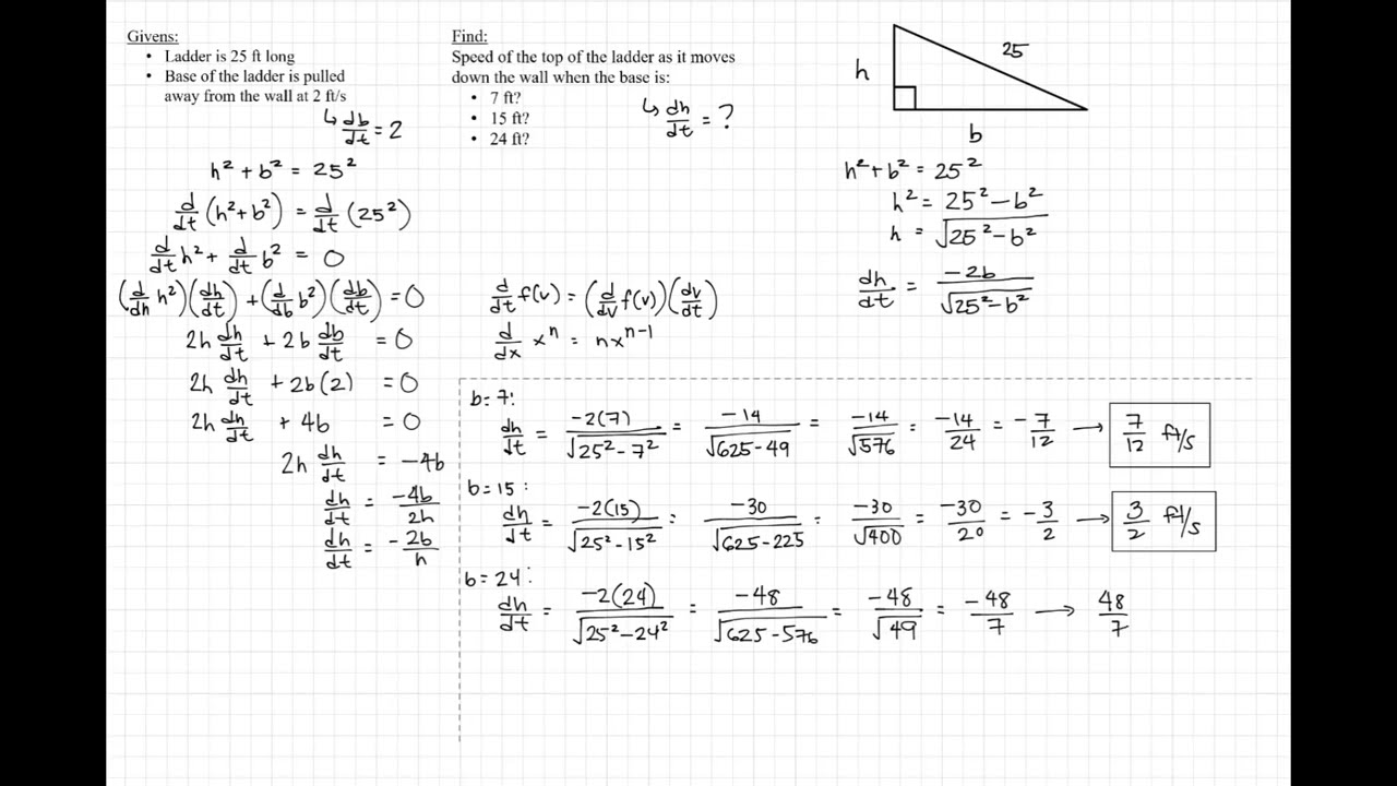 A ladder 25 feet long is leaning against the wall of a hous | Quizlet
