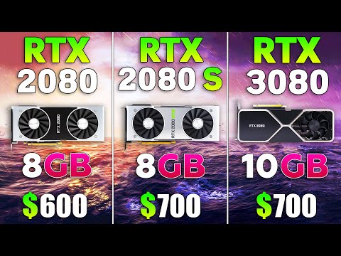 RTX 3080 vs RTX 2080 SUPER vs RTX 2080 Test in 10 Games l 1440p l