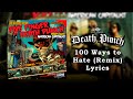 Five Finger Death Punch - 100 Ways to Hate (Remix) (Lyric Video) (HQ)