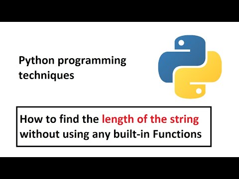 How to find the length of a string without using any Built in function | String length