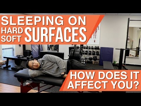 Bed firmness? Sleeping on hard surfaces or soft surfaces? Effect on hips, shoulders, and back?