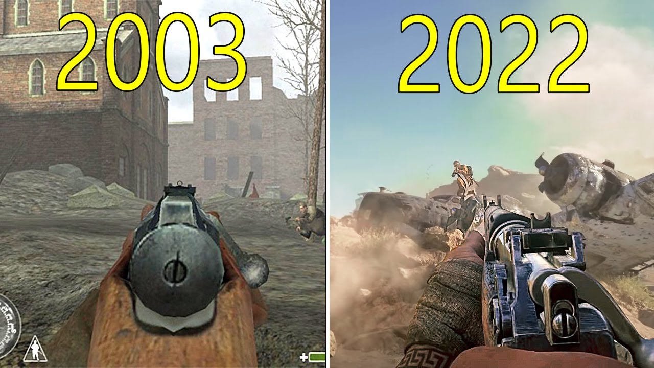 Evolution of Call of Duty Games w/ Facts 2003-2022