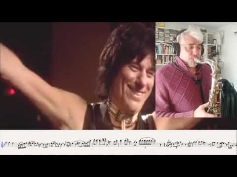 Cause We've Ended As Lovers - Jeff Beck SAX transcription