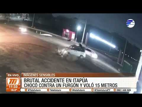 Brutal accidente en Itapúa