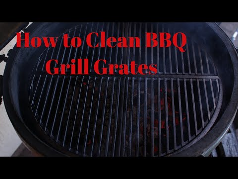 How to Clean Rusted BBQ Grill Grates (Cast Iron)