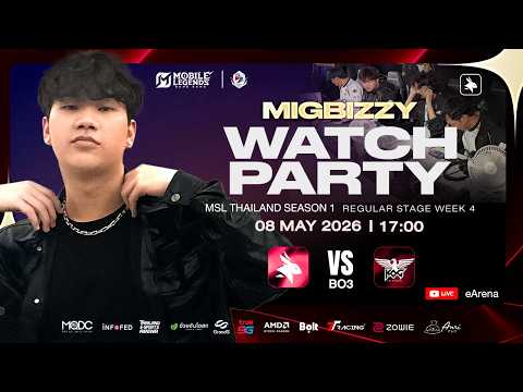 🔴 𝙈𝙎𝙇 𝙏𝙝𝙖𝙞𝙡𝙖𝙣𝙙 𝙎𝙚𝙖𝙨𝙤𝙣 𝟭 🏆 𝙒𝙖𝙩𝙘𝙝 𝙋𝙖𝙧𝙩𝙮 EA vs Kog - Watch Party Ft.Migbizzy (น้องมิ้ก) - 17.00 น.