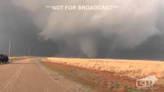 preview picture of video '4-8-15  Deerhead, Kansas Tornado Footage *HD*'