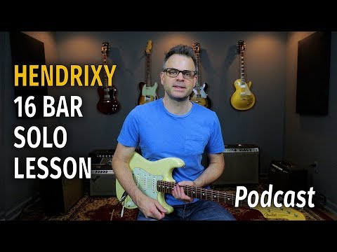 Hendrixy Style Slow Blues Lesson in E Podcast 47