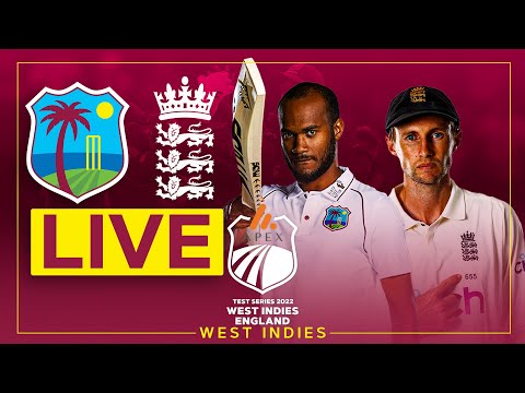 🔴 LIVE | West Indies v England | 1st Apex Test Day 1