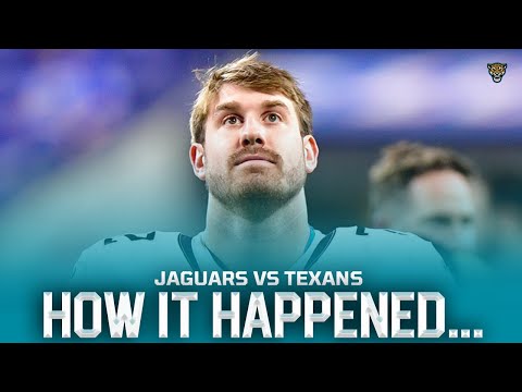 HOW THE JAGUARS CHOKED AGAINST THE TEXANS