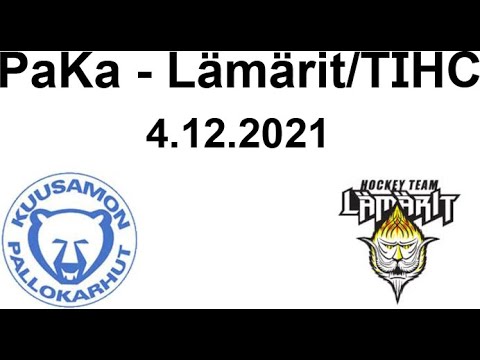 2021 12 04 PaKa - Lämärit/TIHC. Jääkiekkoa U15 AA alkusarja, lohko 5b.