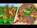 I Trapped EVERY DINOSAUR in Minecraft Hardcore