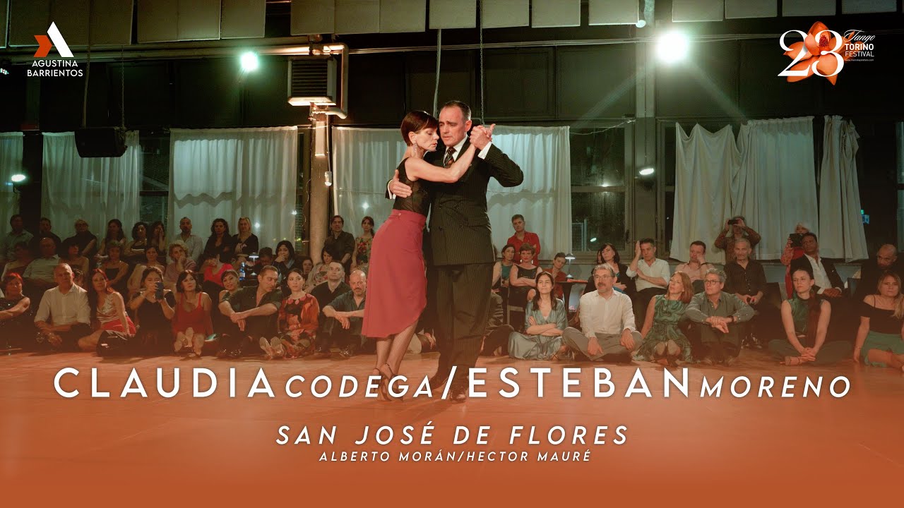 Video thumbnail for TANGO TORINO FESTIVAL 2025 - CLAUDIA CODEGA & ESTEBAN MORENO - SAN JOSÉ DE FLORES, MORÁN/MAURÉ