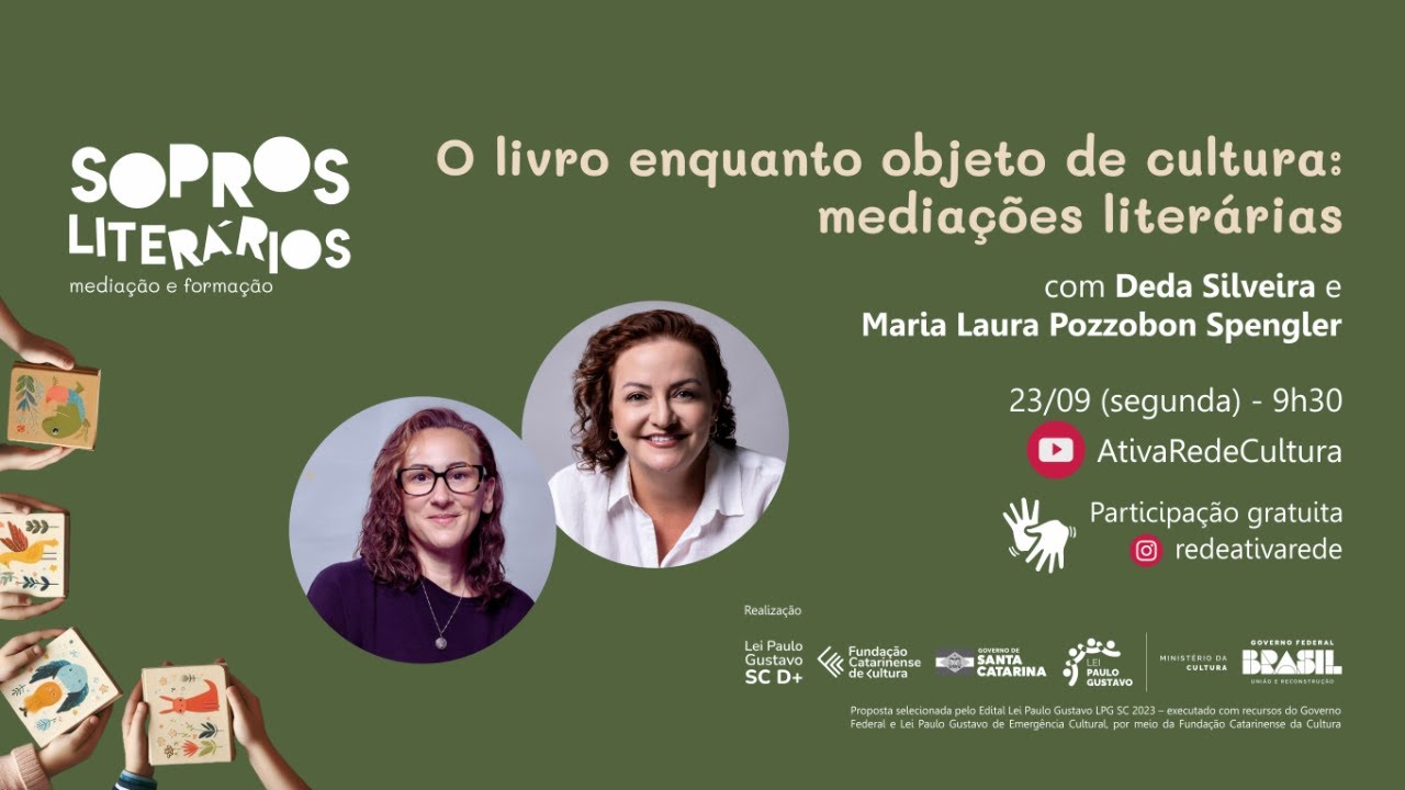 Live: O livro enquanto objeto de cultura: mediações literárias