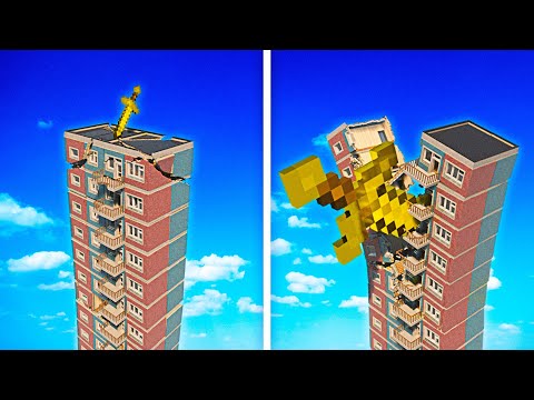 Small To Big Swords vs Dynamic Tower | Teardown