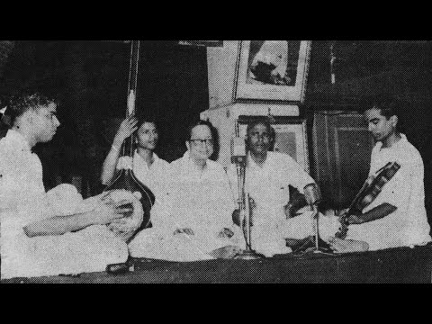 Madurai Mani Iyer - Lalgudi Jayaraman - Vellore Ramabhadran - Live Concert, 1960s
