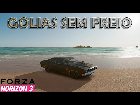 GOLIAS SEM FREIO E DANO SIMULAÇÃO!! FORZA HORIZON 3