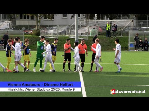 Highlights Vienna Amateure - Dinamo Helfort; Vienna City League 2025/26, Round 9