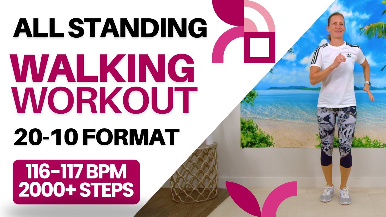20-Minute Walk at Home for a Longer, Healthier Life | All Standing & Beginner Friendly - YouTube