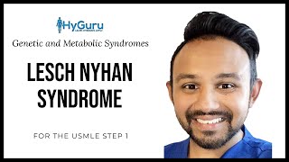 Lesch Nyhan Syndrome | High Yield Genetic and Metabolic Syndromes for the #USMLE Step 1 #shorts