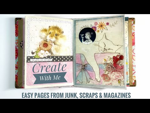 Use Your Scraps 2021 #4 - Let’s Create A Few Pages!