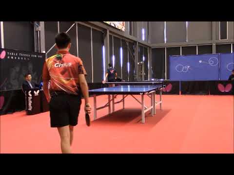 Alexander Bu, a table tennis player --- In 2018 Canada Cup Final