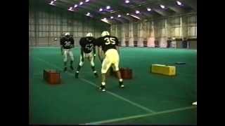Linebacker Skills and Drills: Deliver A Blow & Dive Drill