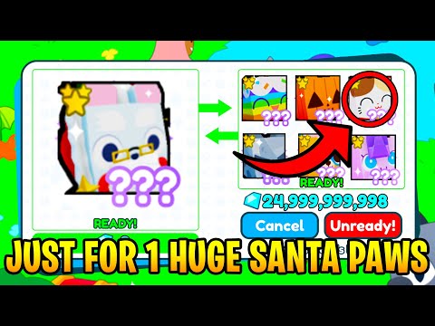What People Trade for HUGE SANTA PAWS in Pet Simulator X