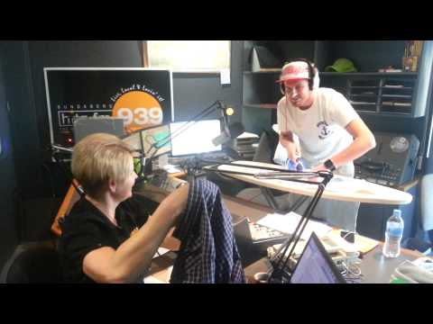 Bryce Tests His Ironing Skills