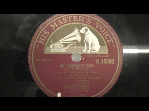 Franklyn Boyd: My favourite song. (1952).