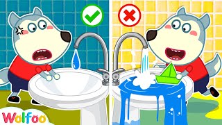 Don&#39;t Waste Water, Wolfoo! - Learn Goood Habits for Kids | Wolfoo Family Kids Cartoon