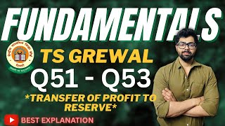 FUNDAMENTALS Q51,Q52,Q53 | CLASS 12 | TS GREWAL Solutions | CBSE 2025