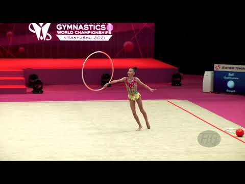 BAILENOVA Dilnaz (KAZ) - 2021 Rhythmic Worlds, Kitakyushu (JPN) - Qualifications Hoop