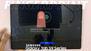 How To Set Up Fingerprint Password On Samsung Galaxy Tab S9, S9+ and S9 Ultra