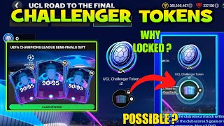 HOW TO GET UCL ROAD TO FINAL WEEKLY MATCH CHALLENGER TOKENS QUARTER SEMI FINAL IN EA FC MOBILE 24